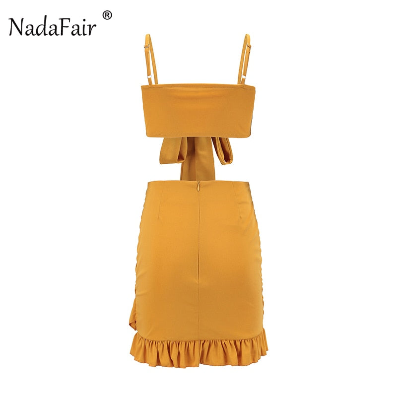 Two Pieces Set Women Ruffles Bow Casual Beach Summer Red Off Shoulder Sexy Club Bodycon Wrap Mini Party Dress The Clothing Company Sydney