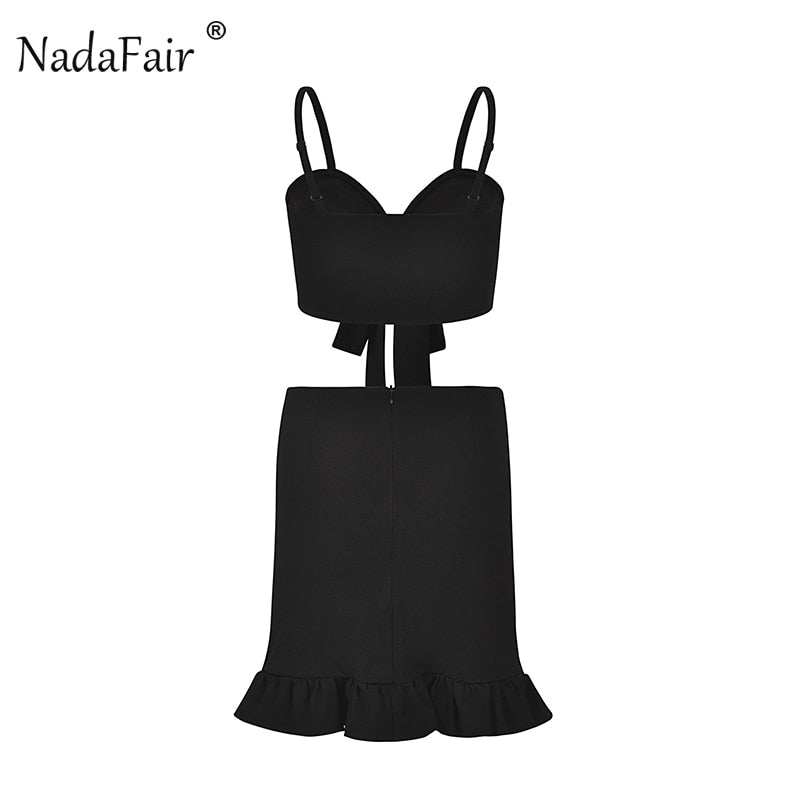 Two Pieces Set Women Ruffles Bow Casual Beach Summer Red Off Shoulder Sexy Club Bodycon Wrap Mini Party Dress The Clothing Company Sydney