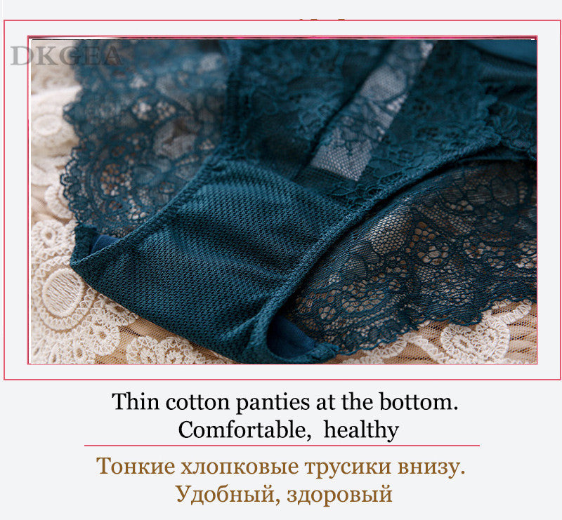 2 Piece Lace Bra and Panties Push Up Brassiere Sexy Underwear Set Cotton Thick Bras Embroidered Women Lingerie Set The Clothing Company Sydney