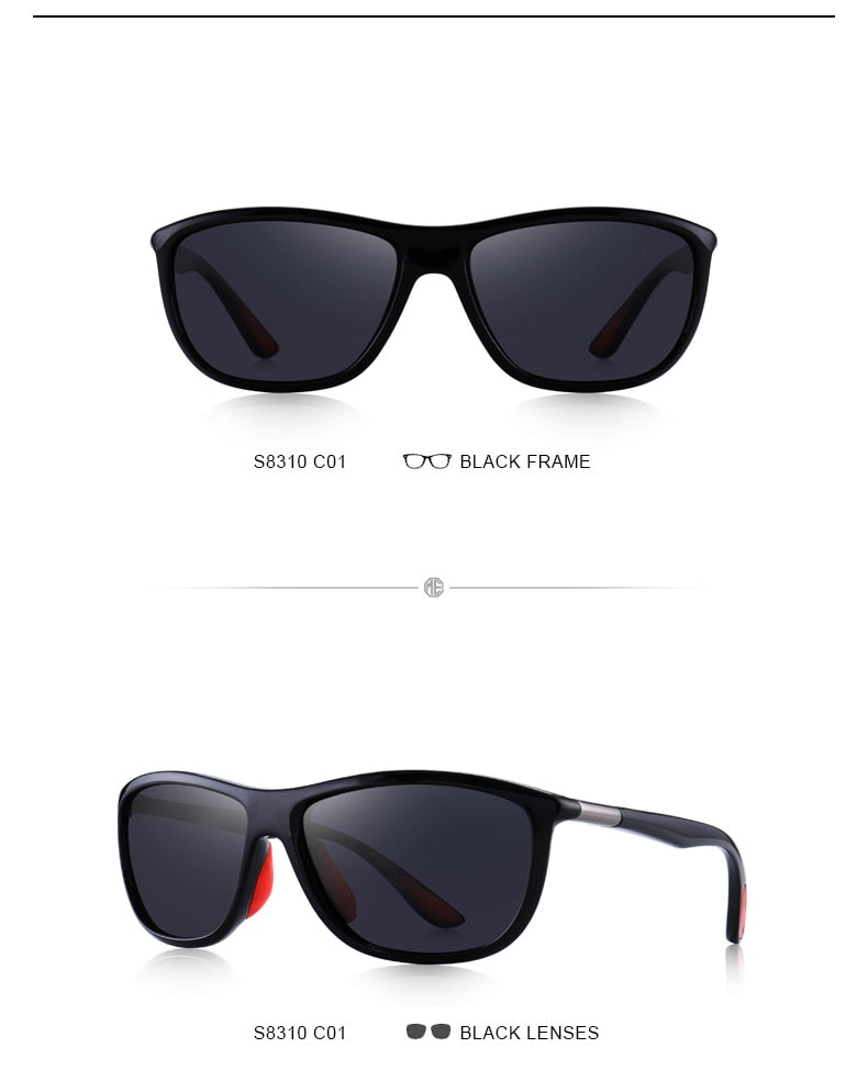 Designer Brand Men's HD Polarized Sports Fishing Eyewear UV400 Protection Sunglasses The Clothing Company Sydney