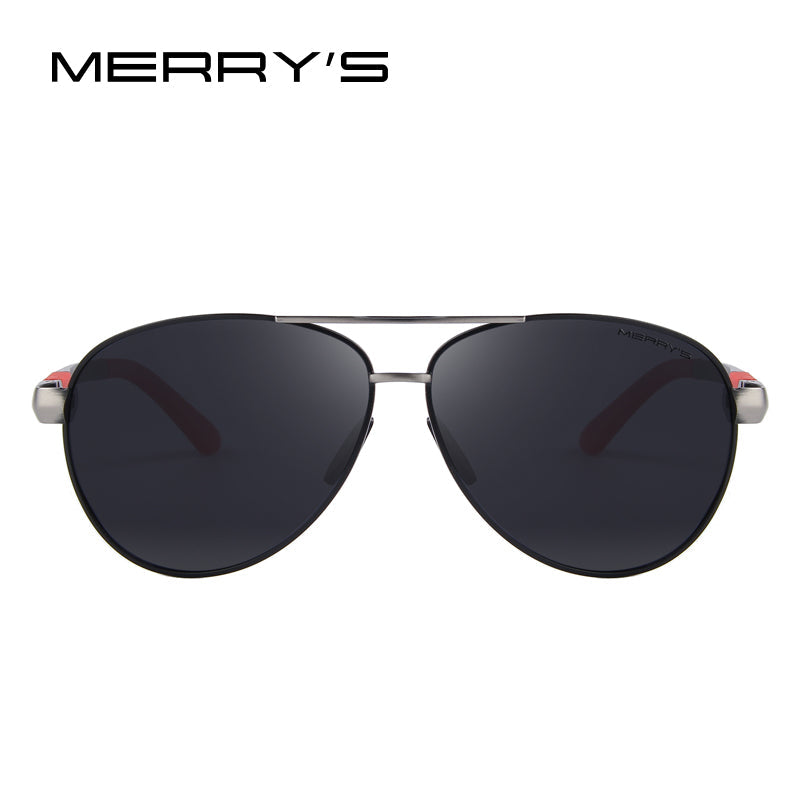 Designer Mens Classic Pilot HD Polarized For Driving Aviation Alloy Frame Spring Legs UV400 Sunglasses The Clothing Company Sydney