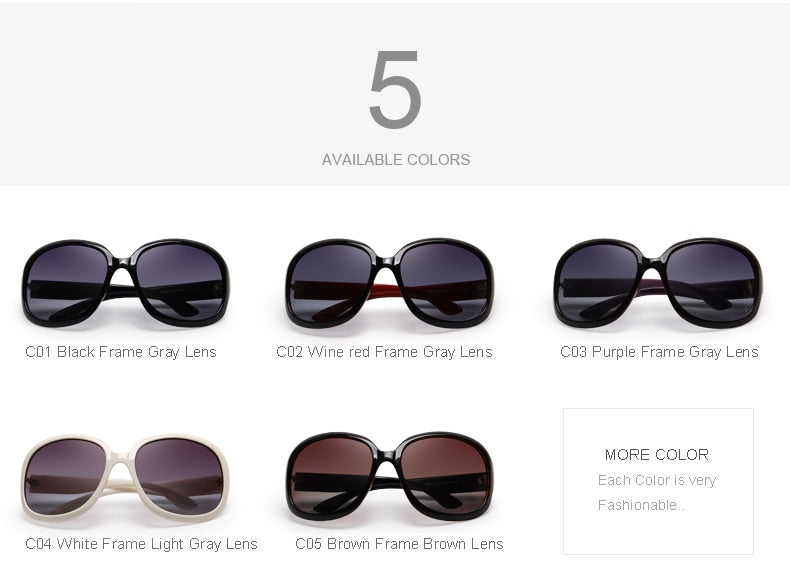 Designer Women's Retro Polarized Lady Driving 100% UV Protection Sunglasses The Clothing Company Sydney