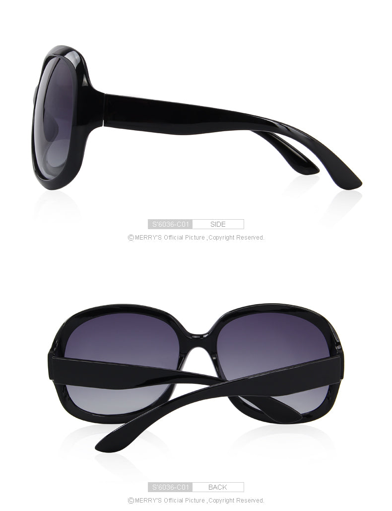 Designer Women's Retro Polarized Lady Driving 100% UV Protection Sunglasses The Clothing Company Sydney