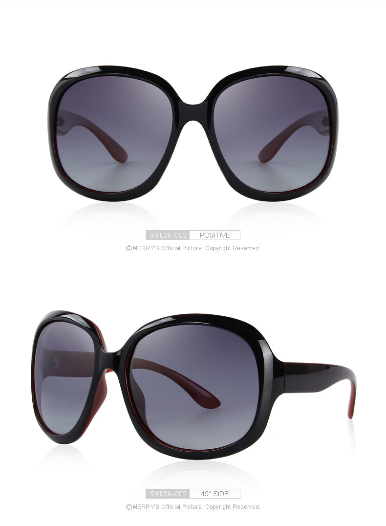 Designer Women's Retro Polarized Lady Driving 100% UV Protection Sunglasses The Clothing Company Sydney