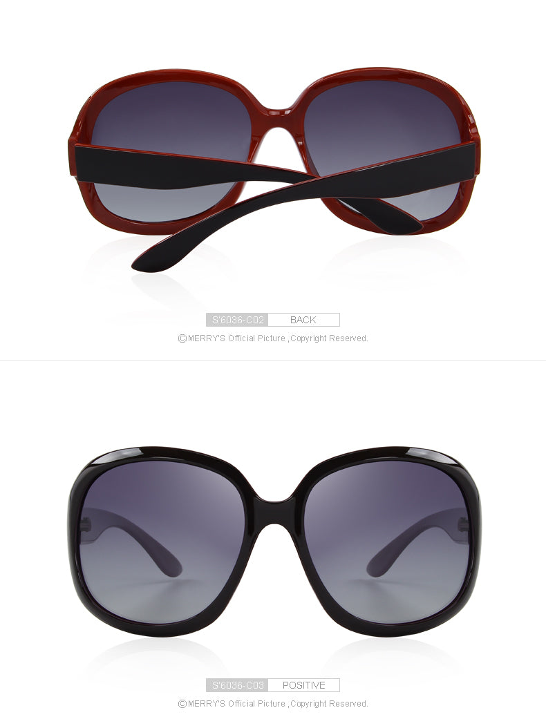 Designer Women's Retro Polarized Lady Driving 100% UV Protection Sunglasses The Clothing Company Sydney