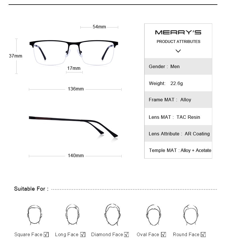 Designer Men Titanium Glasses Frame Ultralight Square Eye Myopia Prescription Eyeglasses Male Optical Frame The Clothing Company Sydney