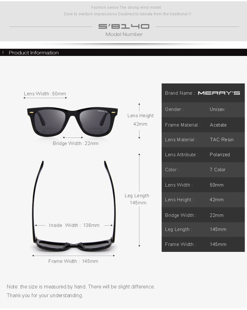 Designer Men/Women Classic Retro Rivet Polarized 100% UV Protection Sunglasses The Clothing Company Sydney