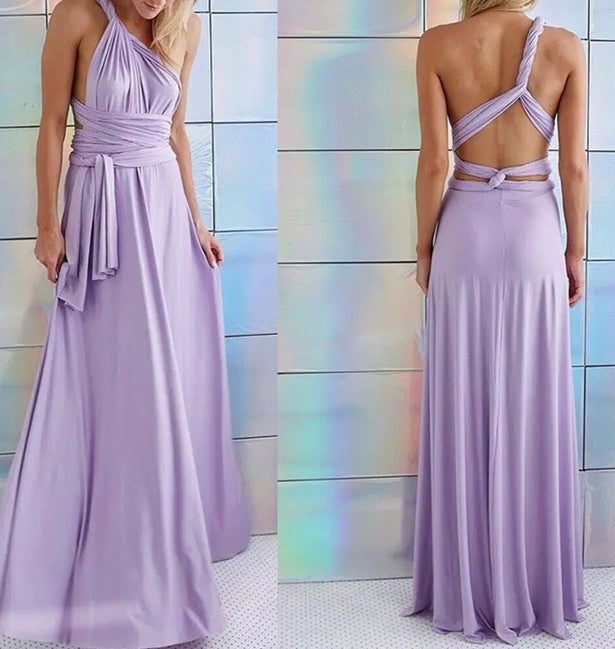 Boho Maxi Club Dress Red Bandage Long Dress Party Multiway Bridesmaids Convertible Infinity Robe Dress The Clothing Company Sydney