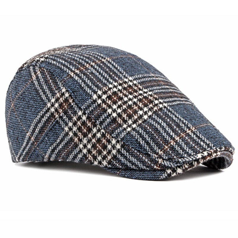 Autumn Winter Hat Men Women Wool Beret Vintage Plaid Ivy Newsboy Flat Cap Retro Artist Painter Beret Hat The Clothing Company Sydney