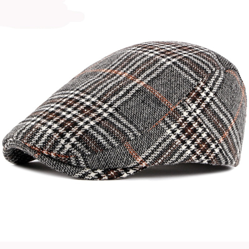Autumn Winter Hat Men Women Wool Beret Vintage Plaid Ivy Newsboy Flat Cap Retro Artist Painter Beret Hat The Clothing Company Sydney