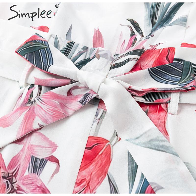 Bohemian floral print Elegant off shoulder sashes ladies long Summer beach ruffled playsuit Jumpsuit The Clothing Company Sydney