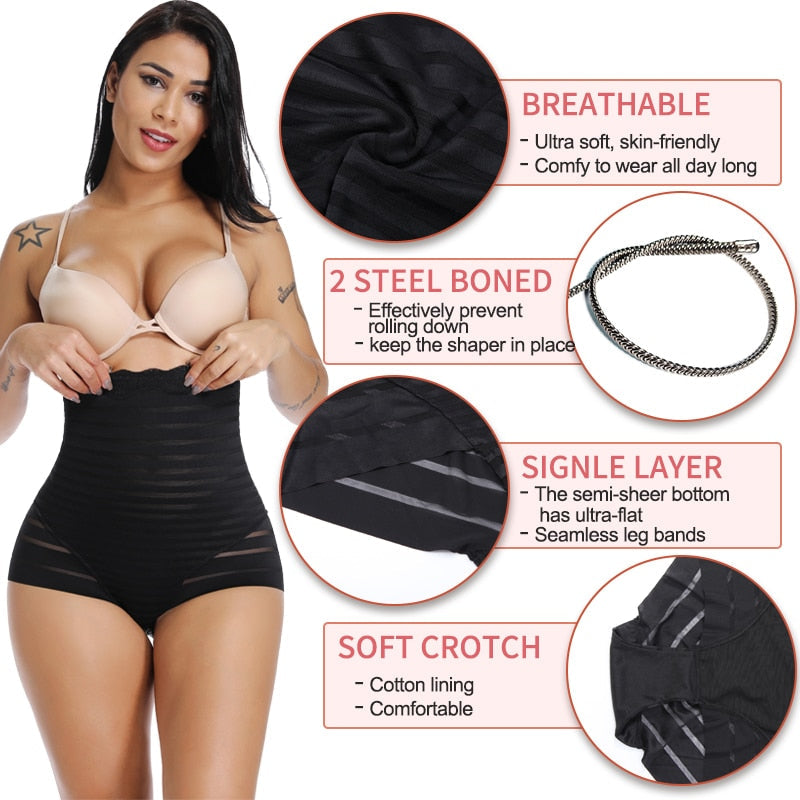 Waist Trainer Body Shaper Control Panties Bodysuit High Waist Tummy Control Seamless Strapless Briefs Shapewear The Clothing Company Sydney