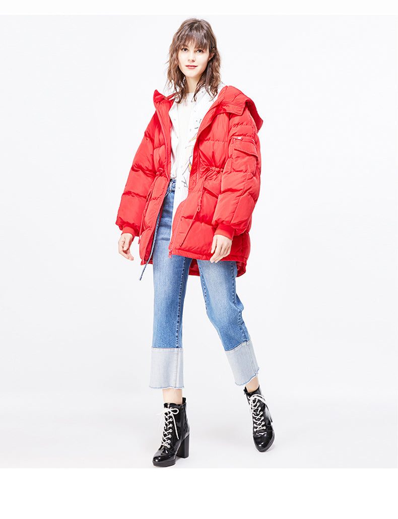 Autumn Winter Women's Loose Fit Cotton Jacket Parka Coat The Clothing Company Sydney
