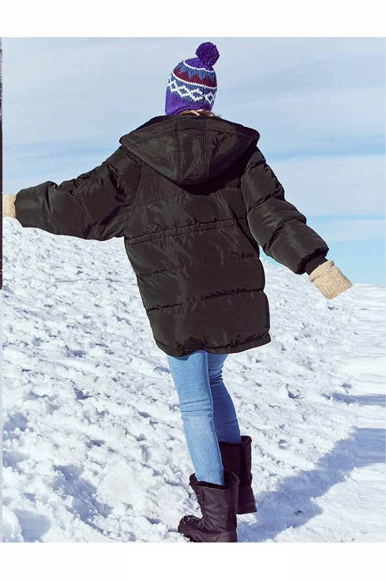 Autumn Winter Women's Loose Fit Cotton Jacket Parka Coat The Clothing Company Sydney