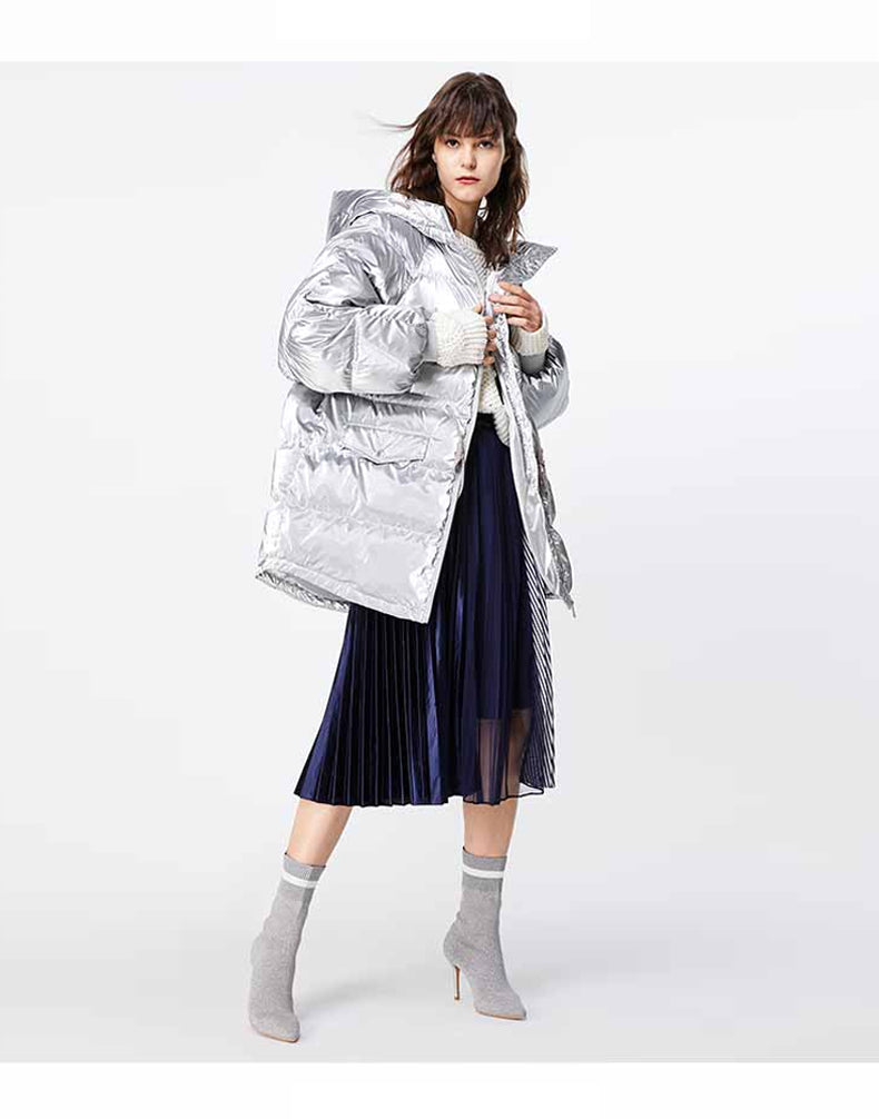 Autumn Winter Women's Loose Fit Cotton Jacket Parka Coat The Clothing Company Sydney