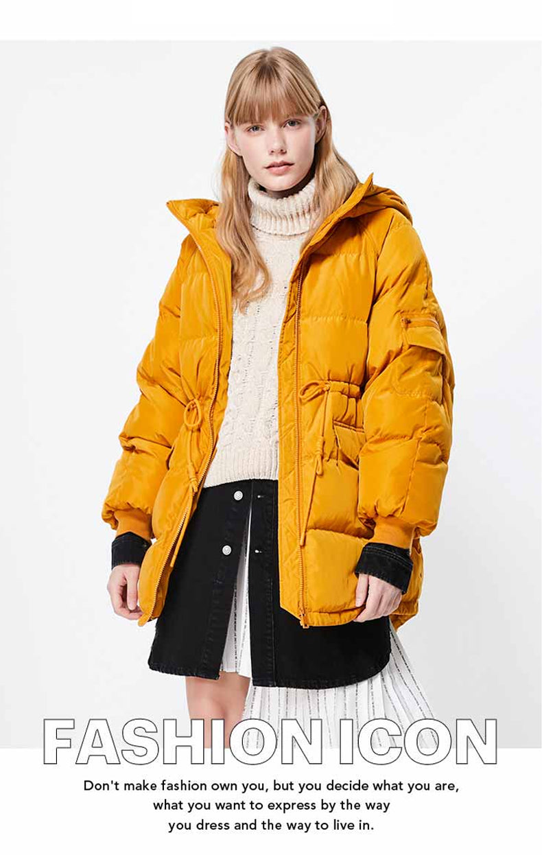 Autumn Winter Women's Loose Fit Cotton Jacket Parka Coat The Clothing Company Sydney