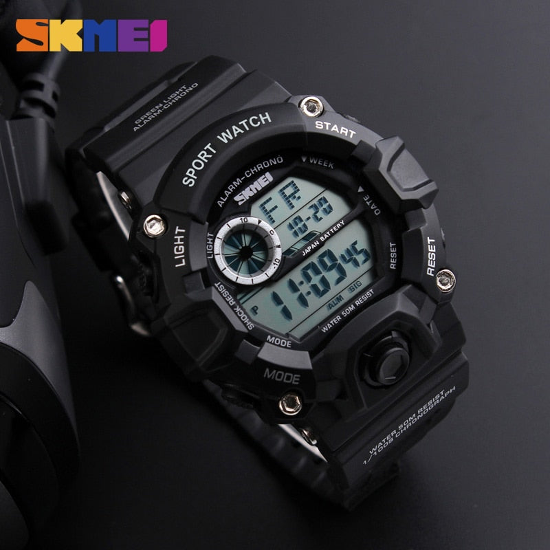 Men's Outdoor Sport Alarm Clock 5Bar Waterproof Military LED Display Shock Digital Watch The Clothing Company Sydney