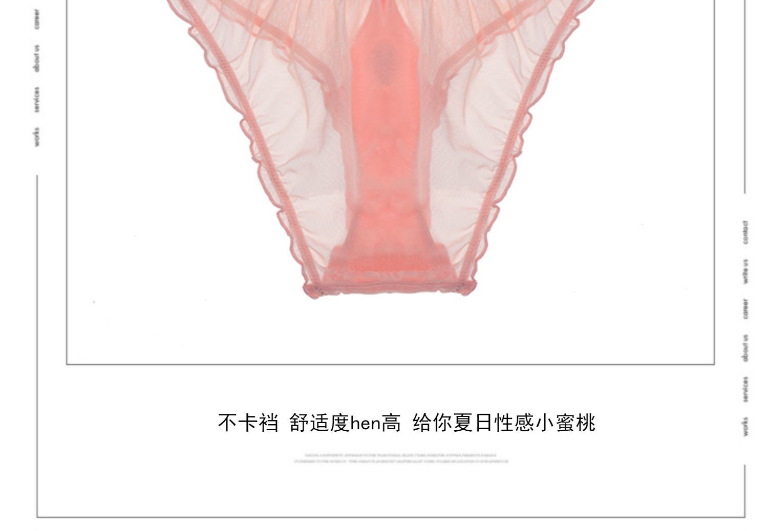 Fruit Embroidered Transparent Sexy Underwear Cute Cherry Hollow Out Panties Sex String Girls Thongs Lingerie The Clothing Company Sydney