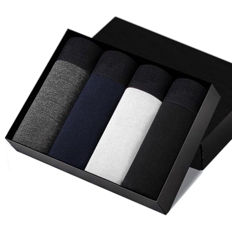 4 Pack Brand Boxer Mens Underwear Cotton Colorful Breathable Solid Flexible Shorts Boxer Trunks Underpants The Clothing Company Sydney