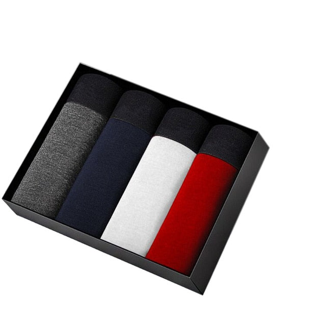 4 Pack Brand Boxer Mens Underwear Cotton Colorful Breathable Solid Flexible Shorts Boxer Trunks Underpants The Clothing Company Sydney