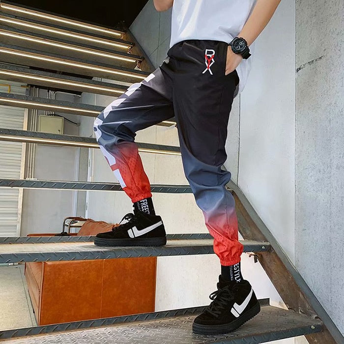 Men's Streetwear Hip hop Joggers Pants Loose Harem Pants Ankle Length Trousers Sport Casual Letter Print Sweatpants The Clothing Company Sydney