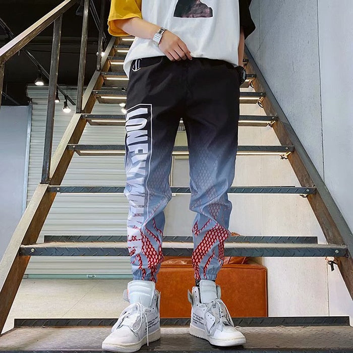 Men's Streetwear Hip hop Joggers Pants Loose Harem Pants Ankle Length Trousers Sport Casual Letter Print Sweatpants The Clothing Company Sydney
