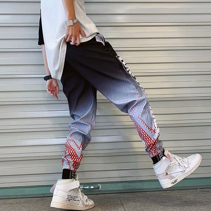 Men's Streetwear Hip hop Joggers Pants Loose Harem Pants Ankle Length Trousers Sport Casual Letter Print Sweatpants The Clothing Company Sydney