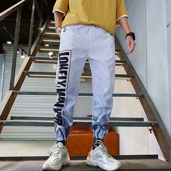Men's Streetwear Hip hop Joggers Pants Loose Harem Pants Ankle Length Trousers Sport Casual Letter Print Sweatpants The Clothing Company Sydney