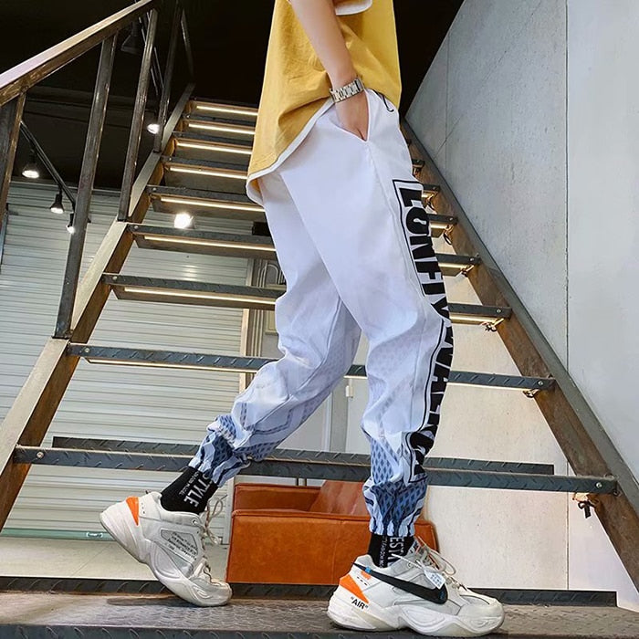 Men's Streetwear Hip hop Joggers Pants Loose Harem Pants Ankle Length Trousers Sport Casual Letter Print Sweatpants The Clothing Company Sydney