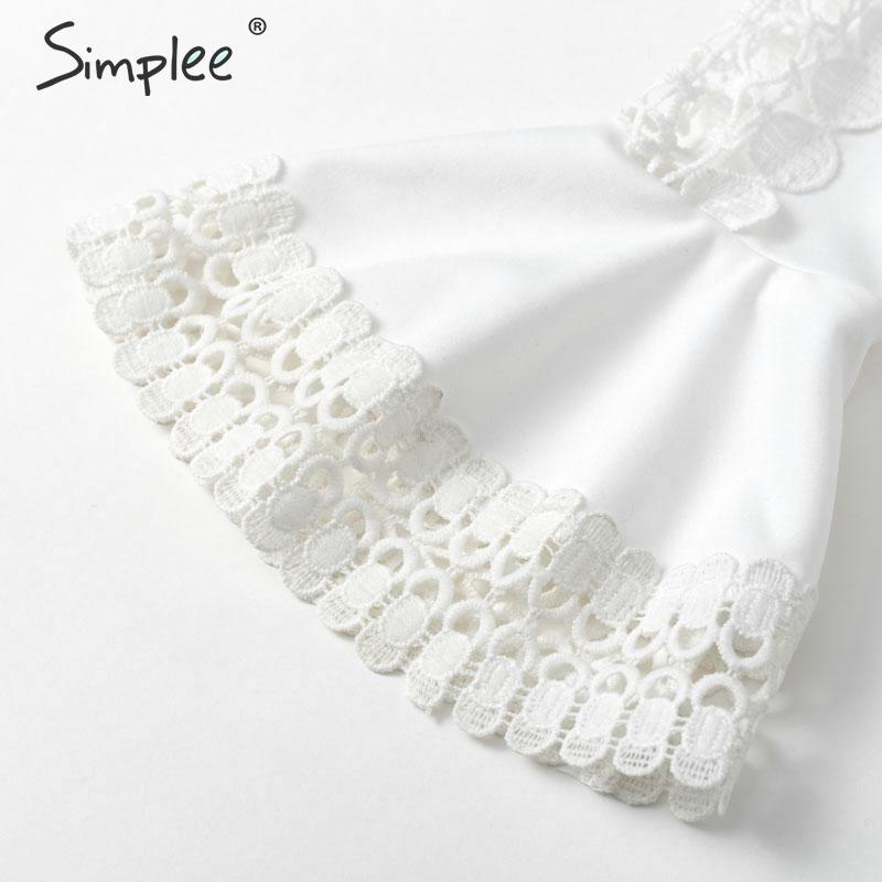 Elegant lace bodycon White 2 piece hollow out autumn dress suit Winter party club short party dresses The Clothing Company Sydney