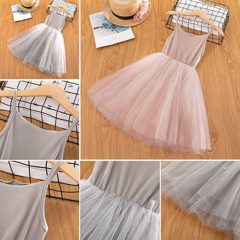 Girls Floral Fashion Children's Lace Princess Party Fluffy Cake Smash Dress Kids Baby Summer Dresses The Clothing Company Sydney