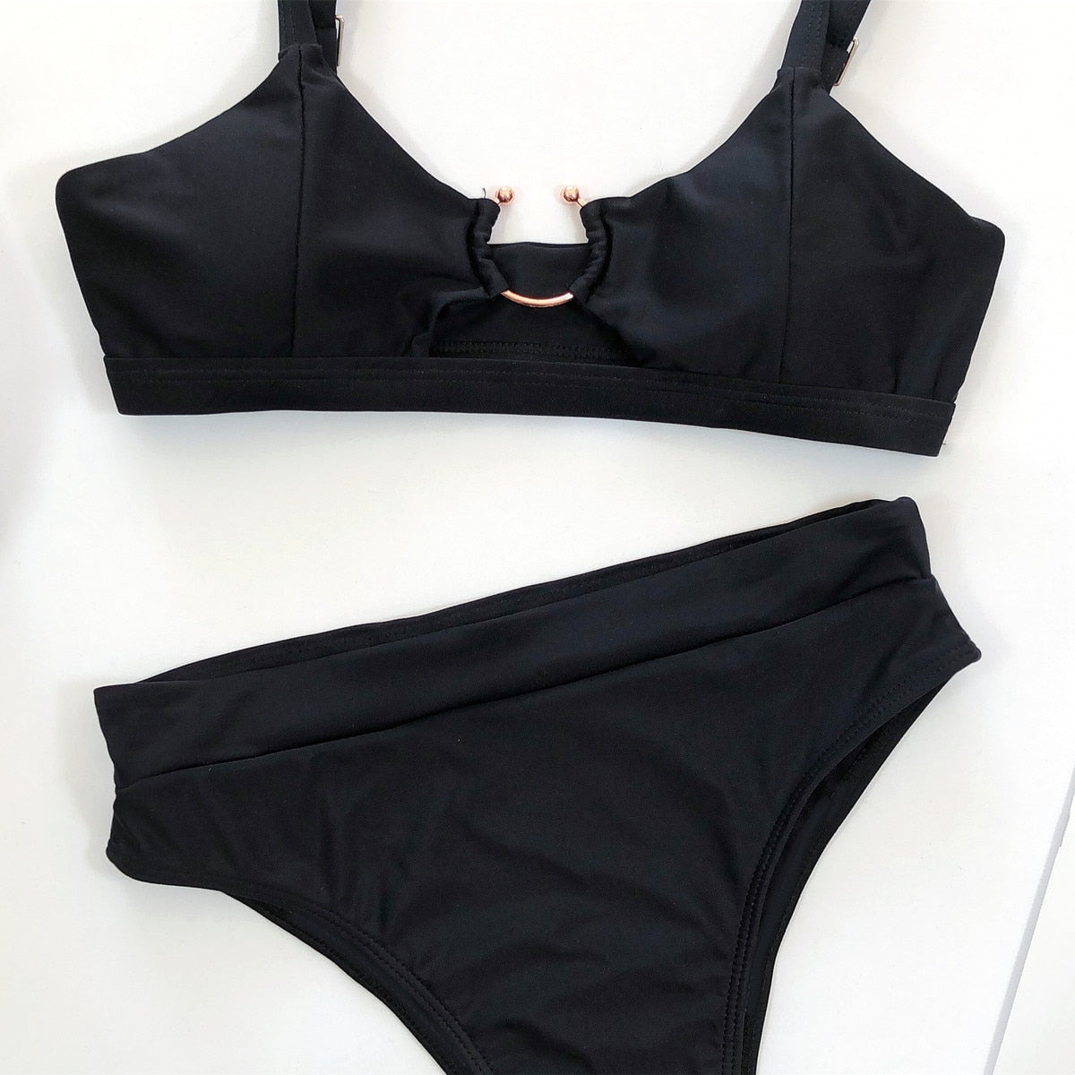 2 Piece Brazilian Women Print Side Tie Swimwear Push Up Swimsuit Bath Suit Bikini Set The Clothing Company Sydney