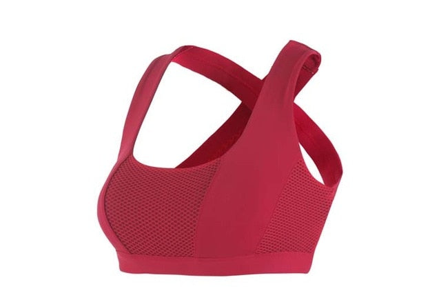 Criss Cross Back Sports Workout Jogging Push up Shockproof Running Fitness Gym Yoga Bras The Clothing Company Sydney