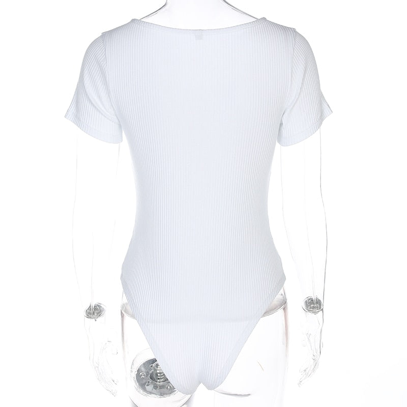 Autumn winter skinny button up long sleeve bodysuit The Clothing Company Sydney