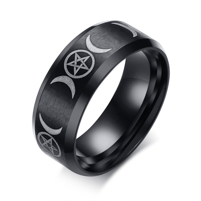 8mm Men Ladies Ring Stainless Steel Wedding Jewellery The Clothing Company Sydney
