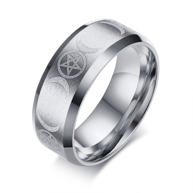 8mm Men Ladies Ring Stainless Steel Wedding Jewellery The Clothing Company Sydney