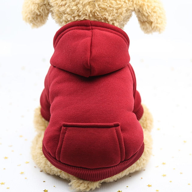 Autumn and winter warm pocket sweater dog hoodies two feet sports pet clothes dog coat for winter The Clothing Company Sydney