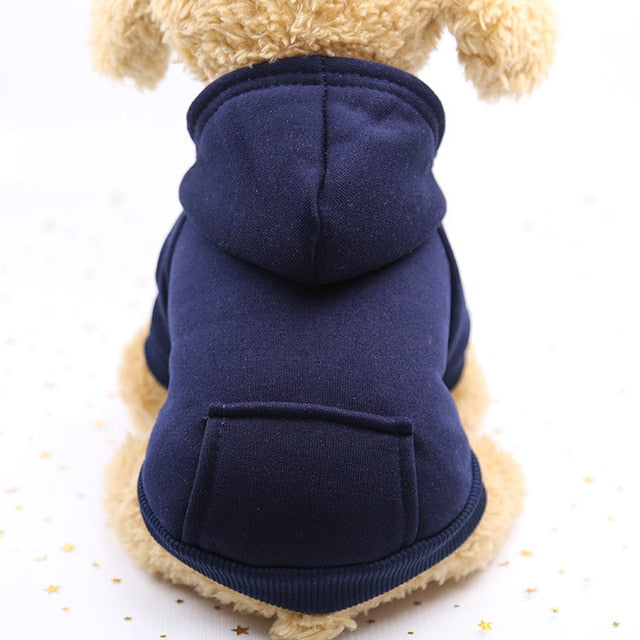 Autumn and winter warm pocket sweater dog hoodies two feet sports pet clothes dog coat for winter The Clothing Company Sydney