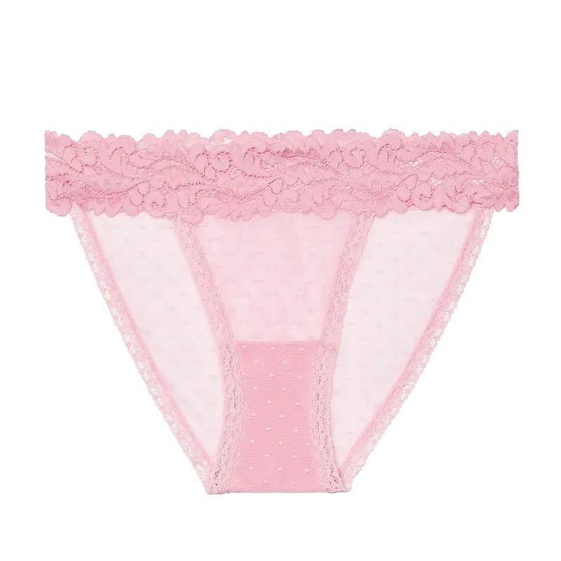 Lace Lingerie Dot Mesh Low-waist Soft Underwear G String Thong Transparent Panties The Clothing Company Sydney