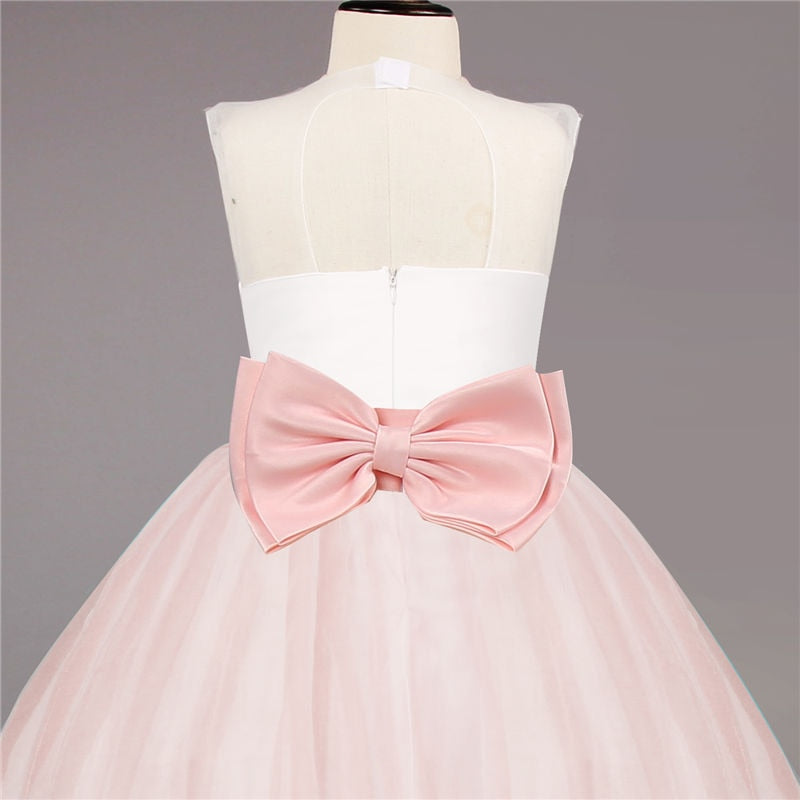 Princess Girls Formal Party Kids Long Flower Dress Wedding Evening Party Prom Ball Gown The Clothing Company Sydney