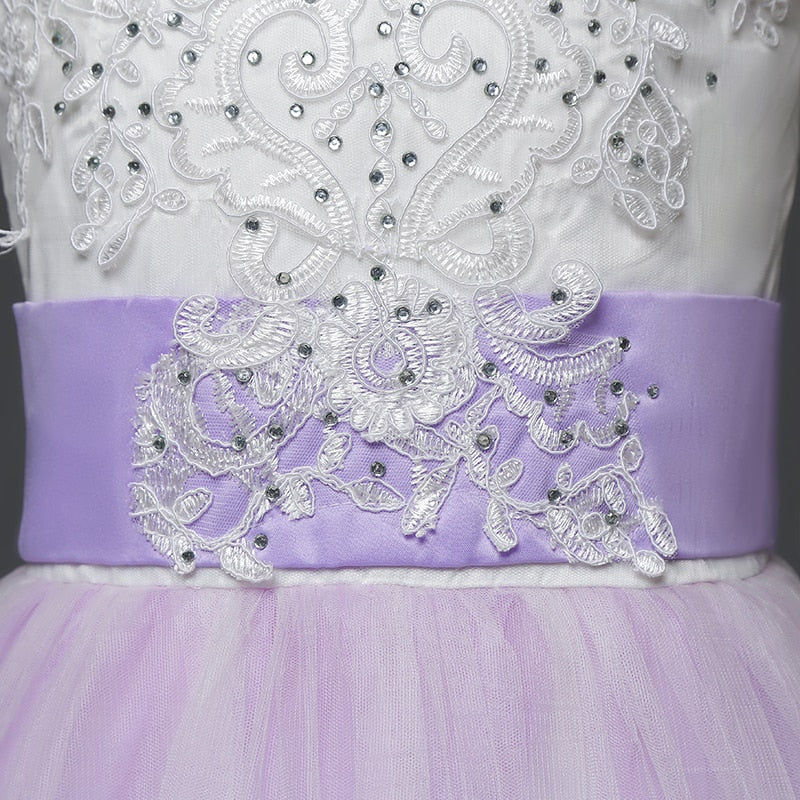 Princess Girls Formal Party Kids Long Flower Dress Wedding Evening Party Prom Ball Gown The Clothing Company Sydney