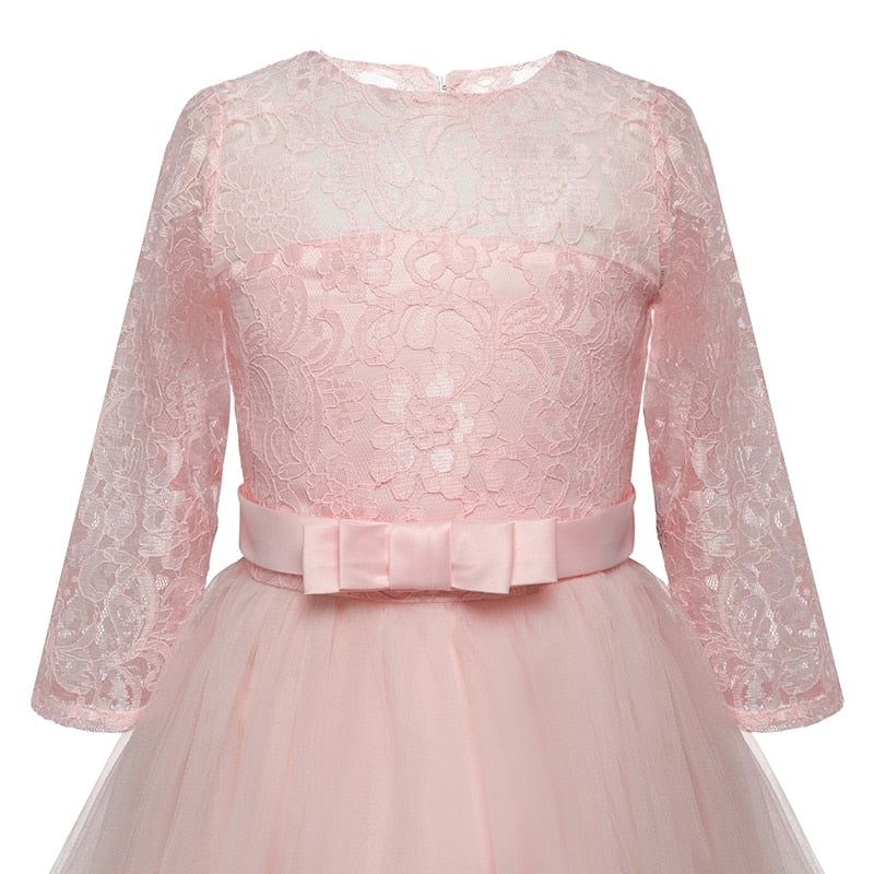 Princess Girls Formal Party Kids Long Flower Dress Wedding Evening Party Prom Ball Gown The Clothing Company Sydney