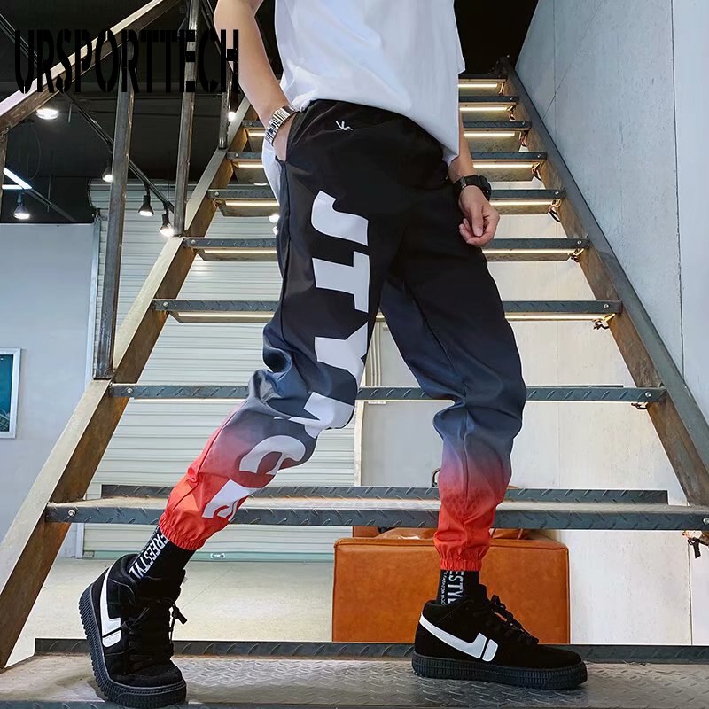 Men's Streetwear Hip hop Joggers Pants Loose Harem Pants Ankle Length Trousers Sport Casual Letter Print Sweatpants The Clothing Company Sydney