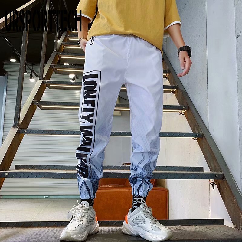 Men's Streetwear Hip hop Joggers Pants Loose Harem Pants Ankle Length Trousers Sport Casual Letter Print Sweatpants The Clothing Company Sydney