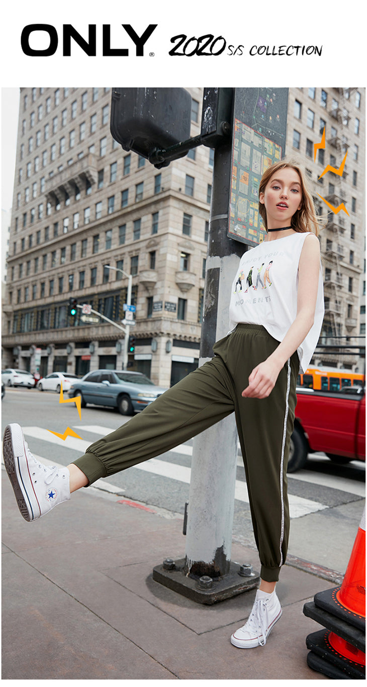Women's Loose Fit Elasticized Waist Ankle-tied Sweatpants The Clothing Company Sydney