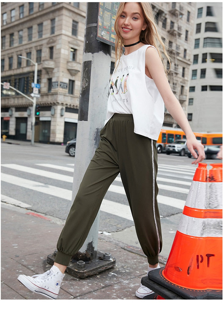 Women's Loose Fit Elasticized Waist Ankle-tied Sweatpants The Clothing Company Sydney