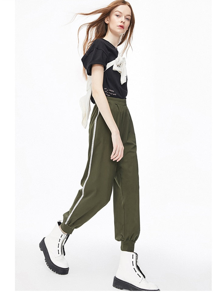 Women's Loose Fit Elasticized Waist Ankle-tied Sweatpants The Clothing Company Sydney