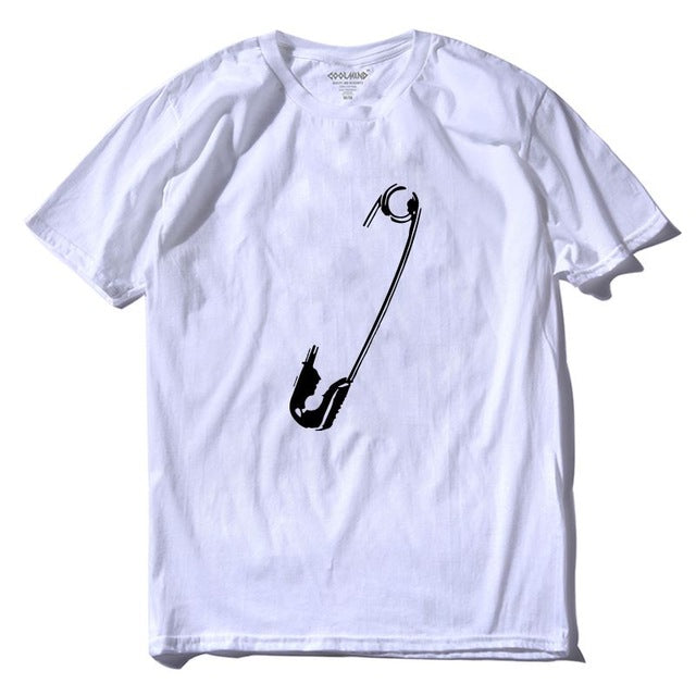 Cotton short sleeve cool casual funny o-neck summer top men's T shirt The Clothing Company Sydney