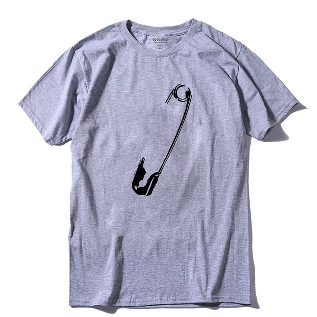 Cotton short sleeve cool casual funny o-neck summer top men's T shirt The Clothing Company Sydney