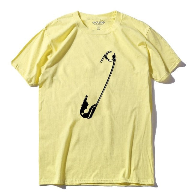 Cotton short sleeve cool casual funny o-neck summer top men's T shirt The Clothing Company Sydney